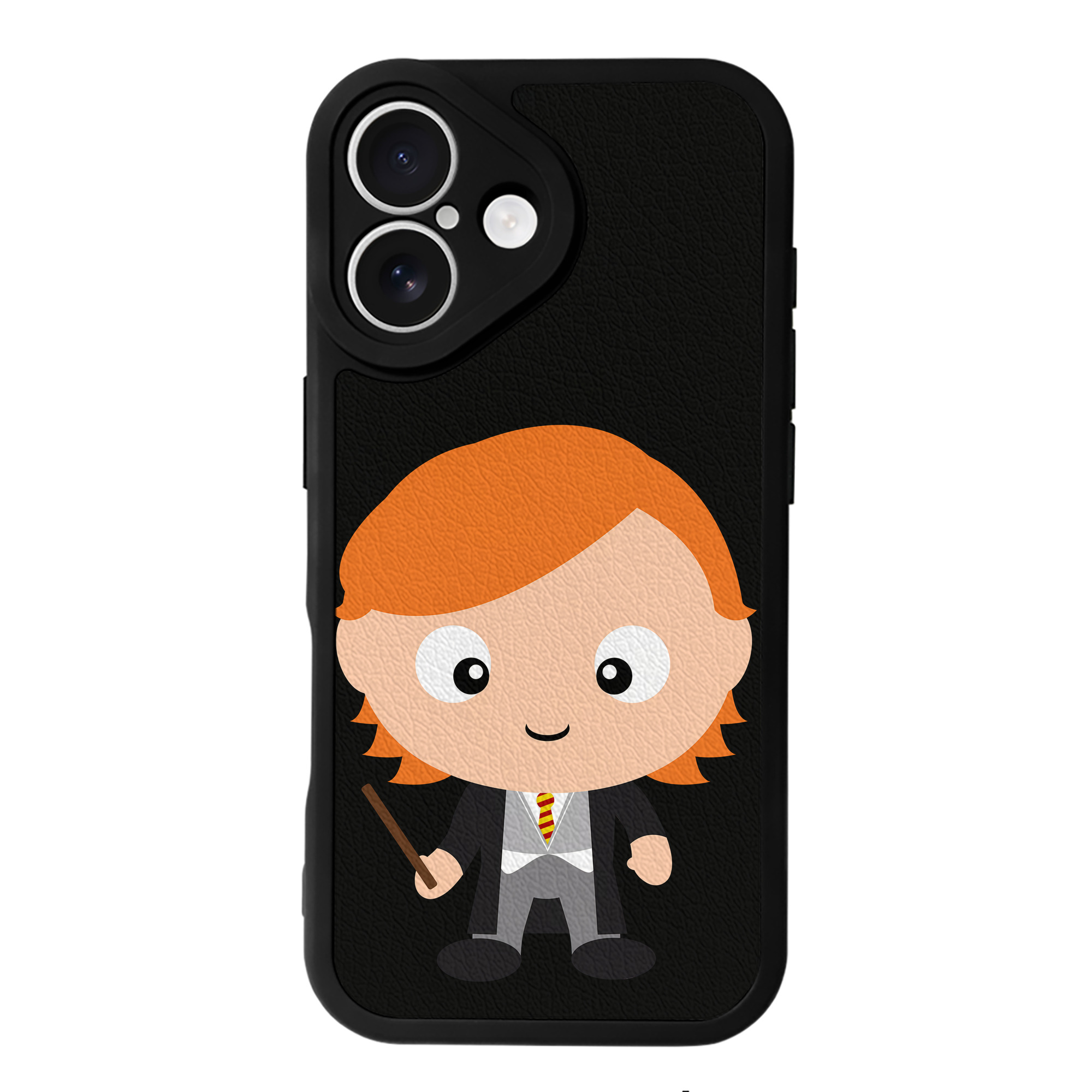 （画像用） Harry Potter ハリー・ポッターシリーズ 【iPhone 16シリーズ対応】シリコンスマホケース（レザー調） 材質：シリコン